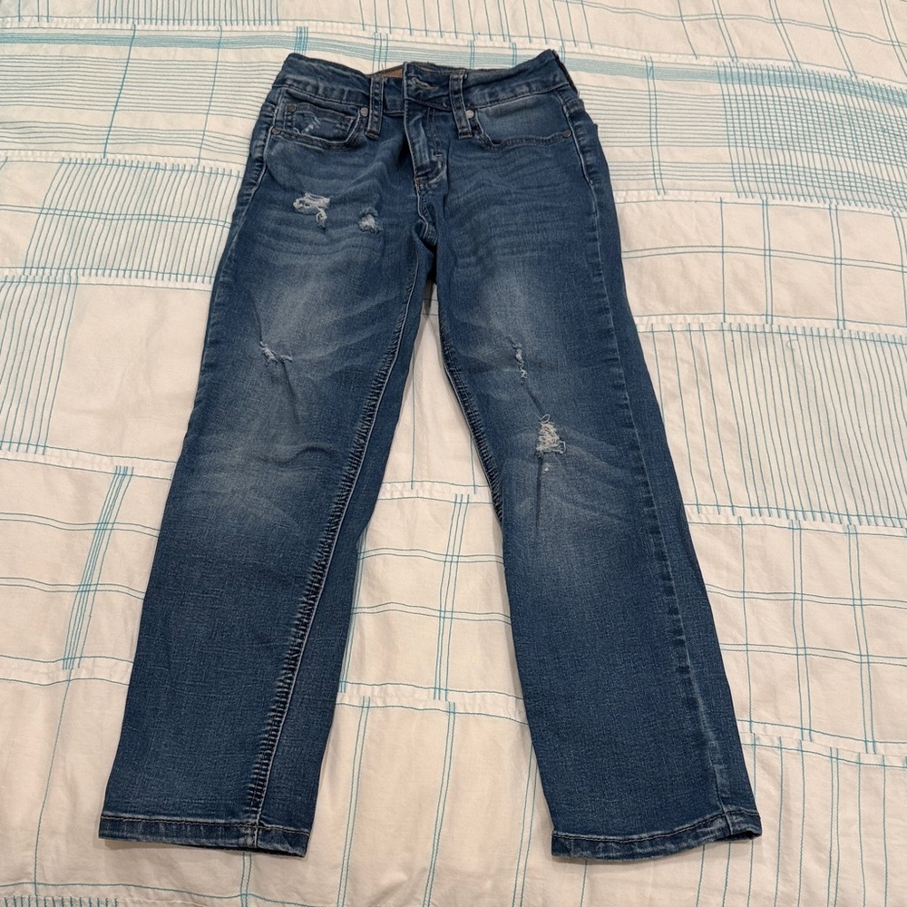 Kids Joe's Jeans Distressed Blue Denim Size 8